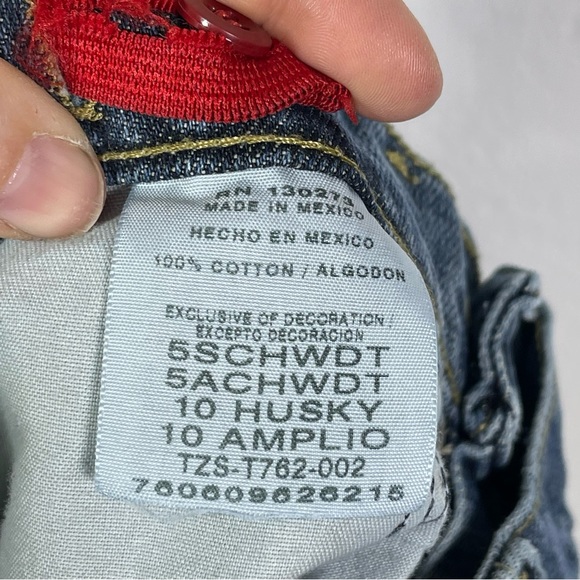 Wrangler Jeans, Original Fit. Size 10 Husky. Boys Adjustable Waist Jeans. - Picture 4 of 7